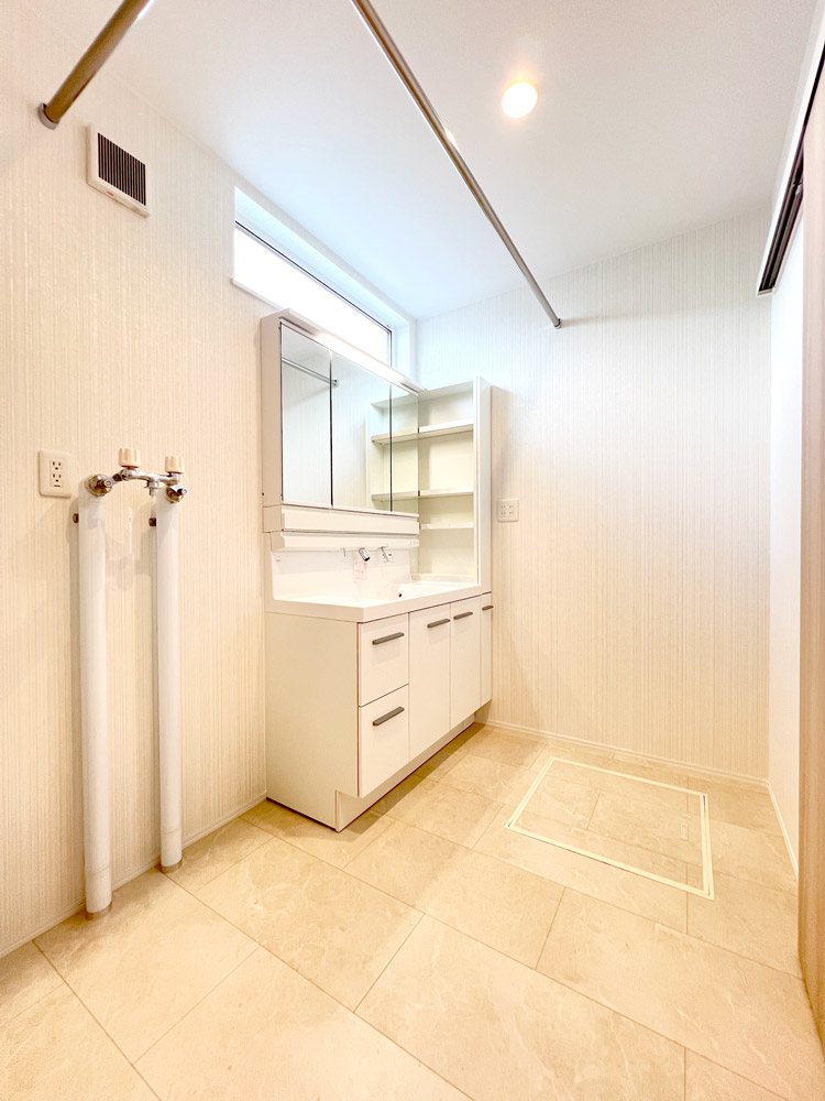 札幌 常盤6条2丁目のデザインハウス サレー 洗面所