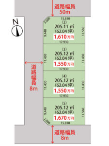 札幌市北区屯田6条8丁目【全4区画】